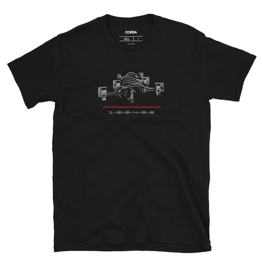 PORSCHE FLATSIX MOTOR MEN'S T-SHIRT