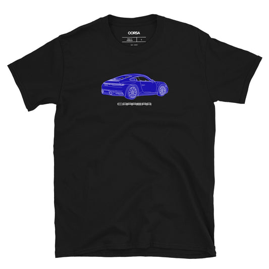 PORSCHE 992 911 CARRERA ART CAR MEN'S T-SHIRT